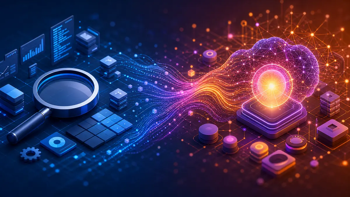 AI keresési optimalizálás vs. hagyományos SEO: Mi a különbség 2026-ban? blog bejegyzés kiemelt képe