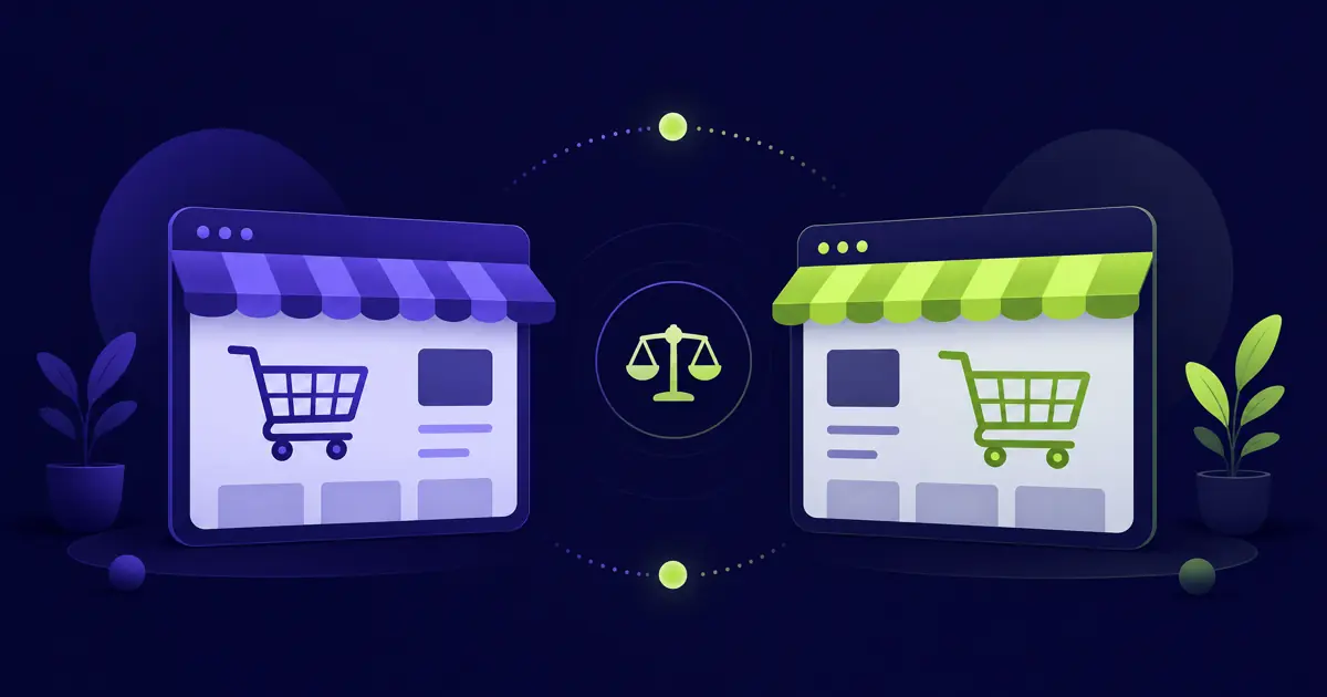 Unas vs Shoprenter 2026: Melyik platform a jobb választás? blog bejegyzés kiemelt képe