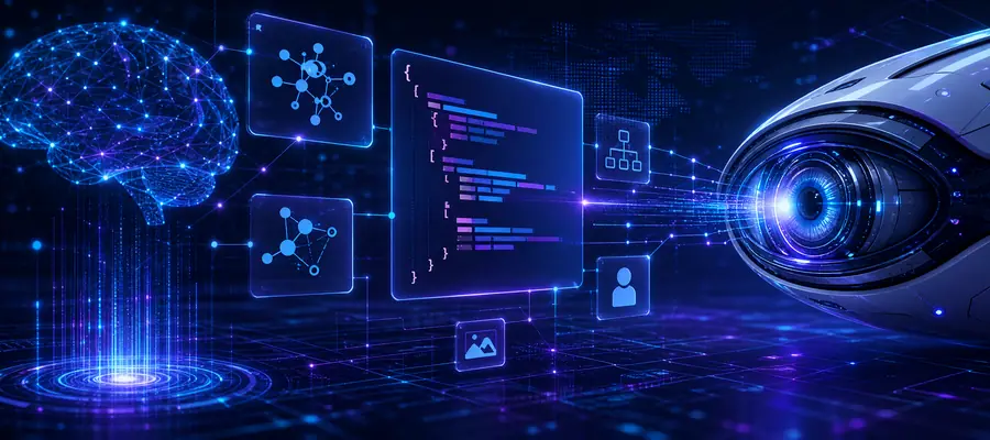 Schema markup beállítása AI Ágenseknek - Útmutató 2026-ban blog bejegyzés kiemelt képe